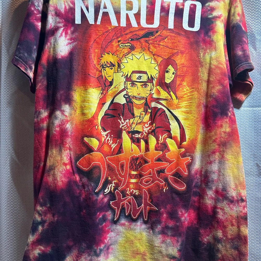 Naruto Shippuden Tie Dye Graphic Tee | Anime Streetwear T-Shirt
